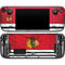 NHL Blackhawks Red Stripes Steam Deck Handheld Gaming Computer OLED Skin