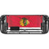 NHL Blackhawks Red Stripes Steam Deck Handheld Gaming Computer OLED Skin
