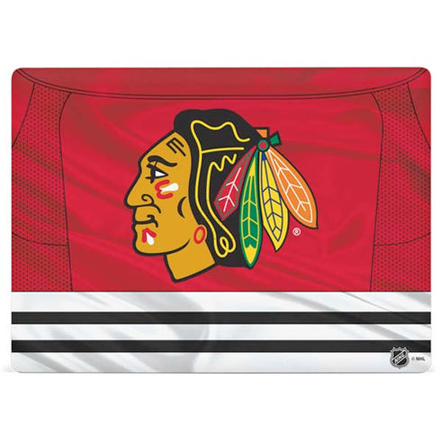 NHL Blackhawks Red Stripes Surface Laptop 2 Skin