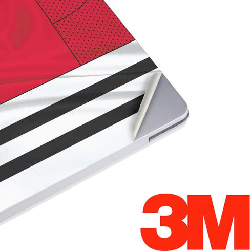 NHL Blackhawks Red Stripes Surface Laptop 2 Skin