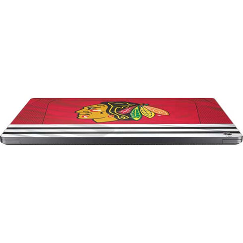 NHL Blackhawks Red Stripes Surface Laptop 7 15in Skin