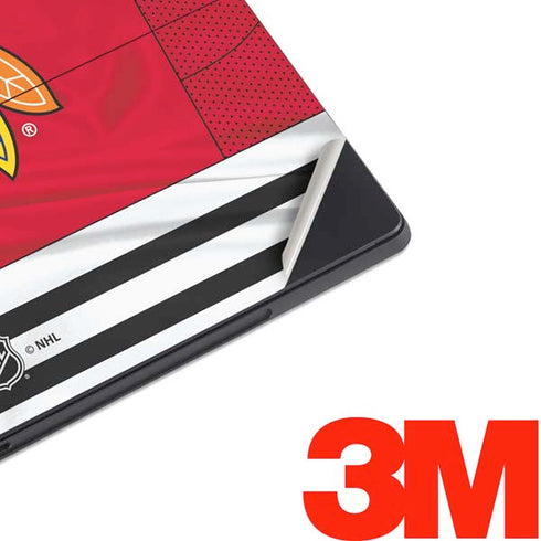 NHL Blackhawks Red Stripes Surface Pro 6 Skin