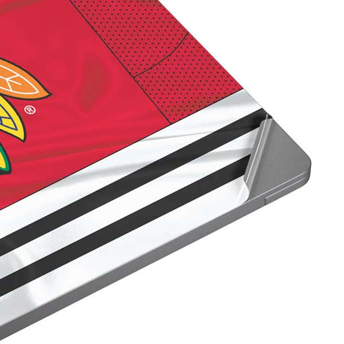 NHL Blackhawks Red Stripes Laptop Skins