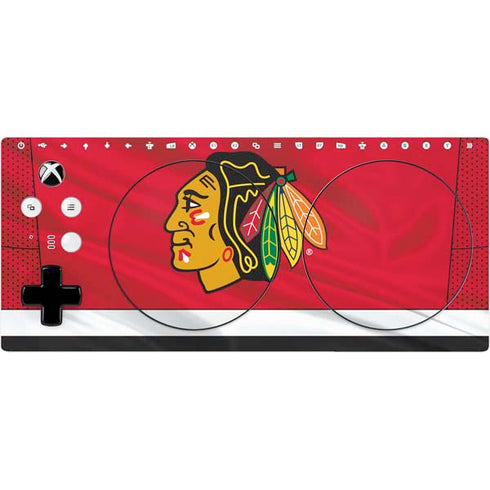 NHL Blackhawks Red Stripes Xbox Adaptive Controller Skin