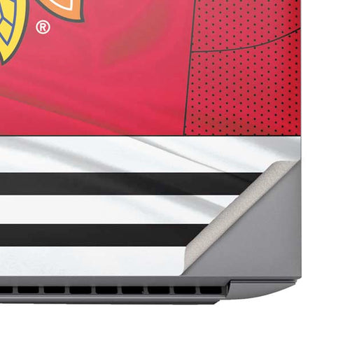 NHL Blackhawks Red Stripes HP ZBook Fury 16 G10 Skin