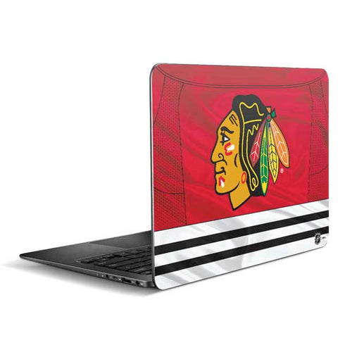 NHL Blackhawks Red Stripes Zenbook UX305FA 13.3in Skin