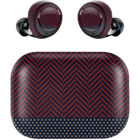Blocked Polka Dot Chevron Amazon Echo Buds Skin