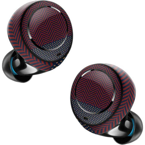 Blocked Polka Dot Chevron Amazon Echo Buds Skin