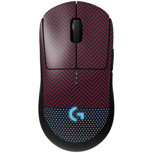 Blocked Polka Dot Chevron G Pro Wireless Gaming Mouse Skin