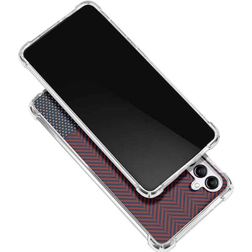 Blocked Polka Dot Chevron Galaxy A16 5G Clear Case