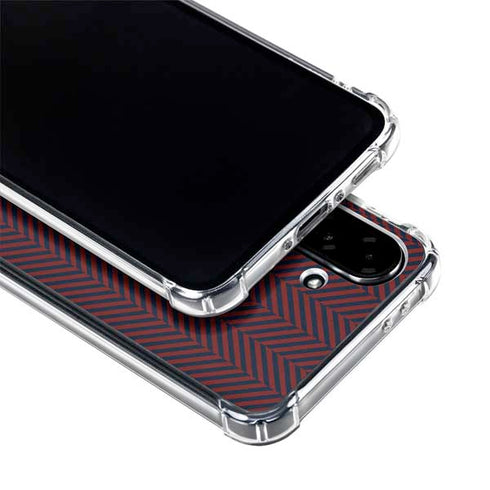 Blocked Polka Dot Chevron Galaxy A36 5G Clear Case