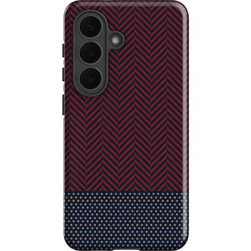 Blocked Polka Dot Chevron Galaxy S26 Impact Case