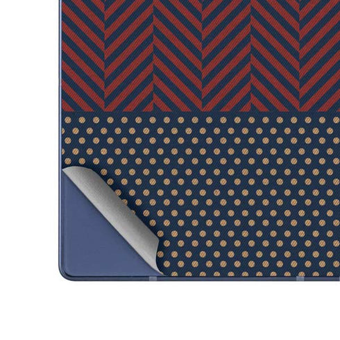 Blocked Polka Dot Chevron Galaxy Z Fold6 Skin