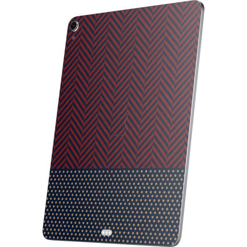 Blocked Polka Dot Chevron Apple iPad Air Skin