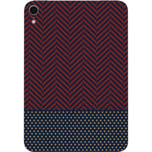 Blocked Polka Dot Chevron Apple iPad Mini Skin