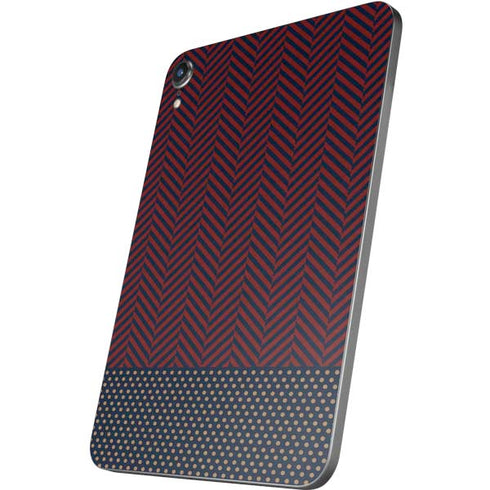 Blocked Polka Dot Chevron Apple iPad Mini Skin