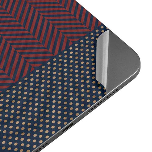 Blocked Polka Dot Chevron Apple iPad Mini Skin