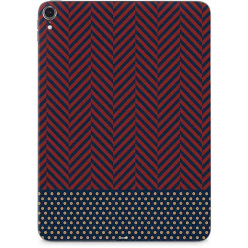 Blocked Polka Dot Chevron Apple iPad Pro Skin