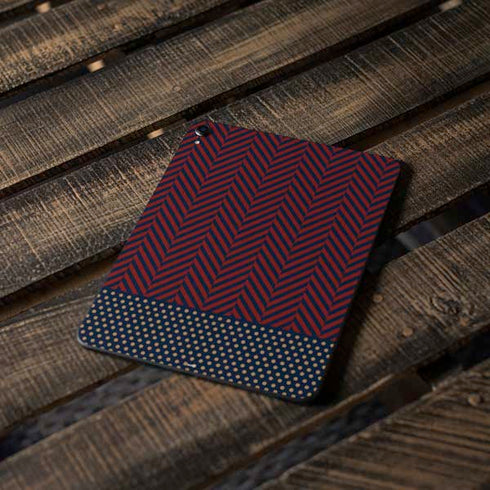 Blocked Polka Dot Chevron Apple iPad Pro Skin