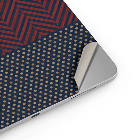 Blocked Polka Dot Chevron iPad Pro 13in M4 (2024) Skin