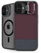 Blocked Polka Dot Chevron iPhone 16 Kickstand Case