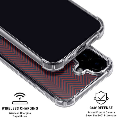 Blocked Polka Dot Chevron iPhone 16 MagSafe Case