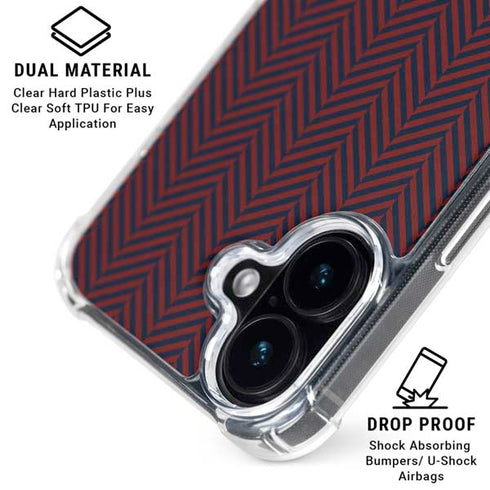 Blocked Polka Dot Chevron iPhone 16 MagSafe Case