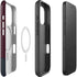 Blocked Polka Dot Chevron iPhone 16 Pro Magsafe Impact Case