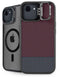 Blocked Polka Dot Chevron iPhone 16e Kickstand Case