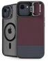 Blocked Polka Dot Chevron iPhone 16e Kickstand Case