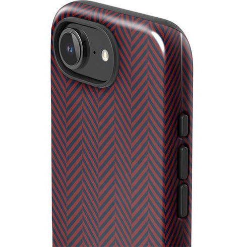 Blocked Polka Dot Chevron iPhone 16e Impact Case