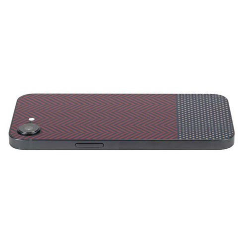 Blocked Polka Dot Chevron iPhone 16e Skin