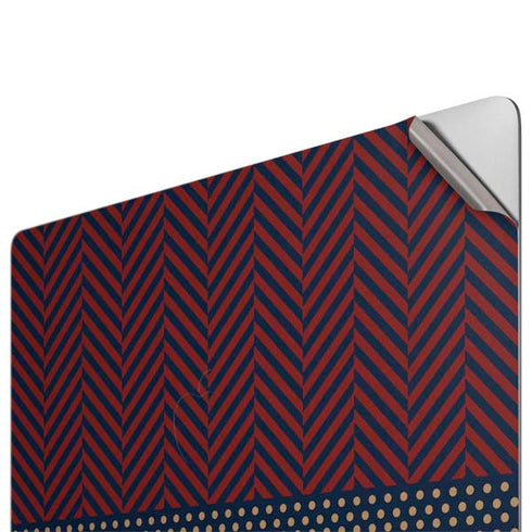 Blocked Polka Dot Chevron Apple MacBook Pro 16-inch Skin