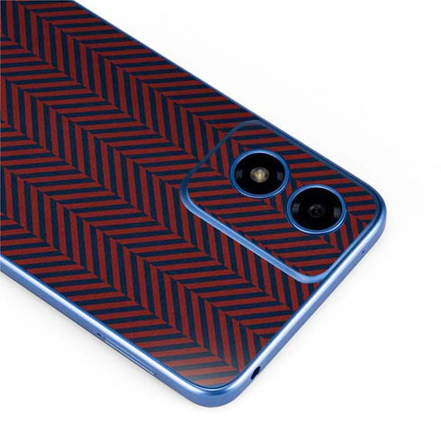 Blocked Polka Dot Chevron Moto G Play 4G (2024) Skin