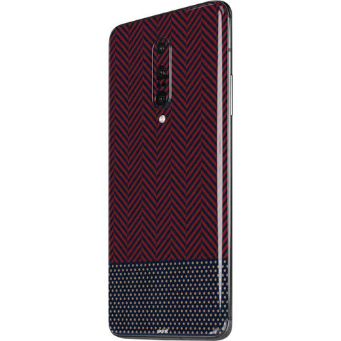 Blocked Polka Dot Chevron OnePlus 7 Pro Skin