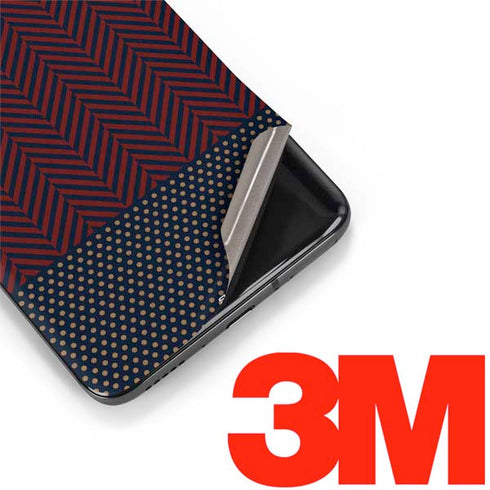 Blocked Polka Dot Chevron OnePlus 7 Pro Skin