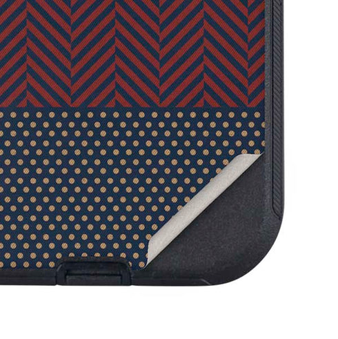 Blocked Polka Dot Chevron Otterbox Defender iPhone Skin