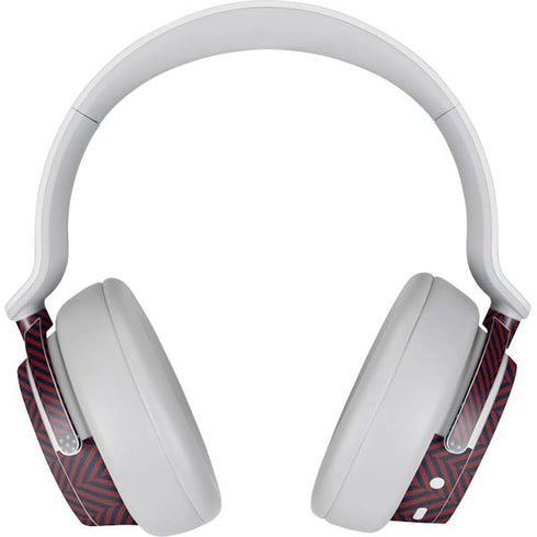 Blocked Polka Dot Chevron Surface Headphones Skin
