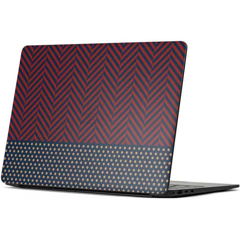 Blocked Polka Dot Chevron Surface Laptop 7 15in Skin