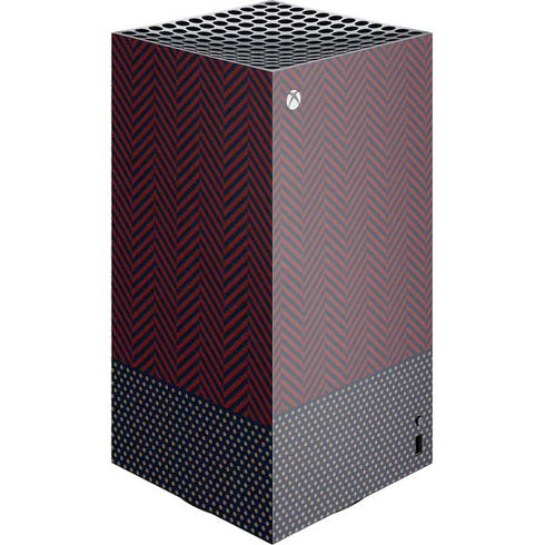 Blocked Polka Dot Chevron XBox Series X Digital Edition Console Skin