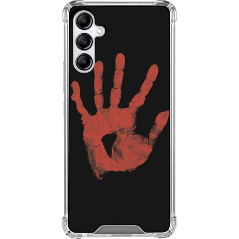 Bloody Handprint Gabb Phone 4 Clear Case