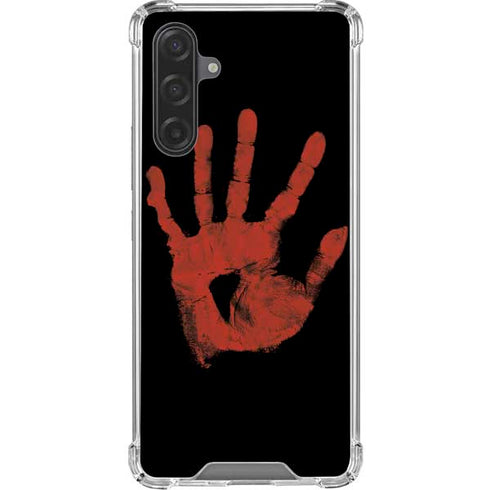 Bloody Handprint Galaxy A17 Clear Case