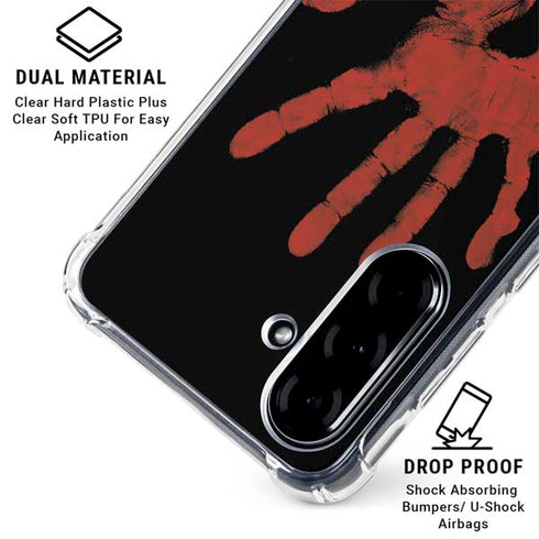 Bloody Handprint Galaxy A36 5G Clear Case