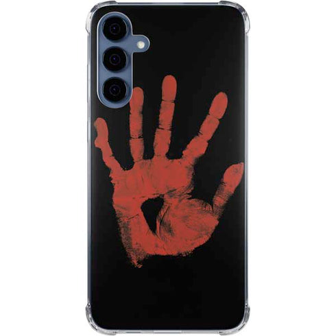 Bloody Handprint Galaxy A55 5G Clear Case