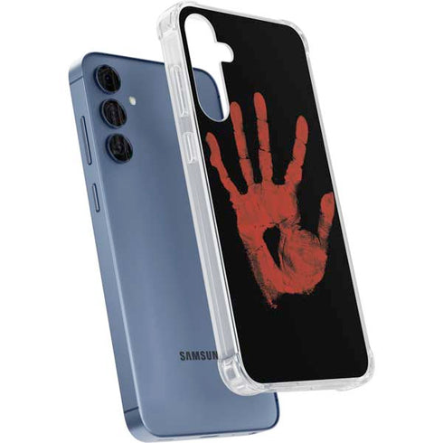 Bloody Handprint Galaxy A55 5G Clear Case