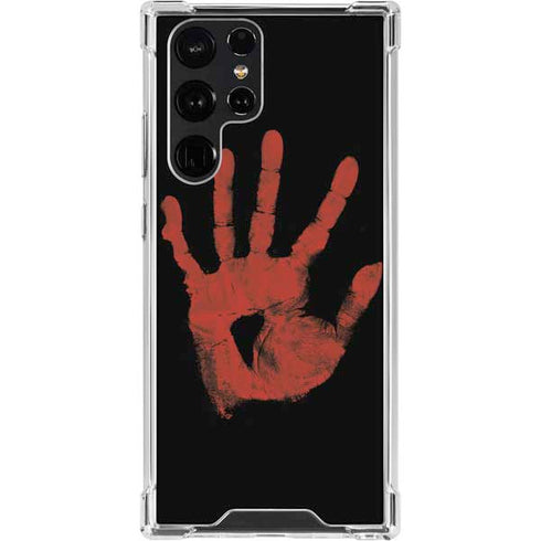 Bloody Handprint Galaxy S23 Ultra Clear Case