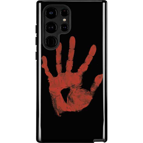 Bloody Handprint Galaxy Cases