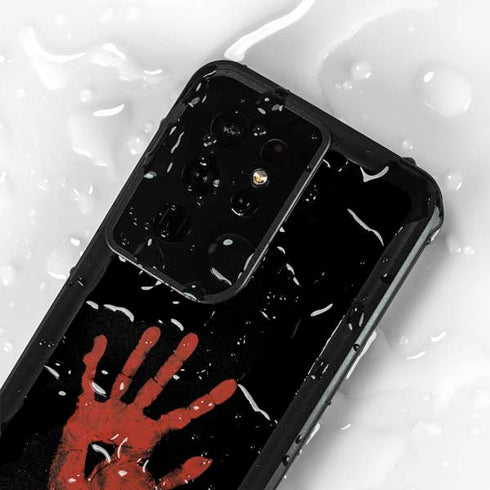 Bloody Handprint Galaxy S24 Ultra Waterproof Case