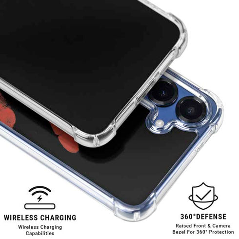 Bloody Handprint Galaxy S25 Plus Clear Case