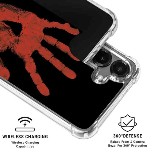 Bloody Handprint Galaxy S26 Plus Clear Case